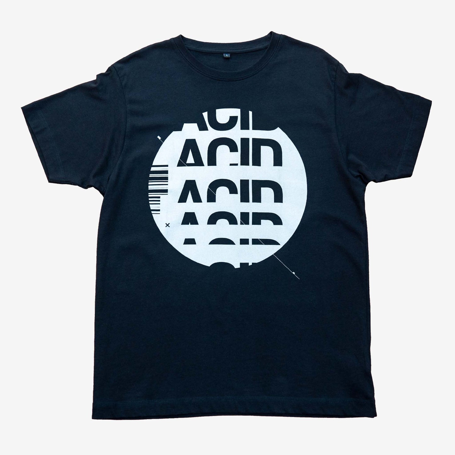 Acid house music lovers tshirt black