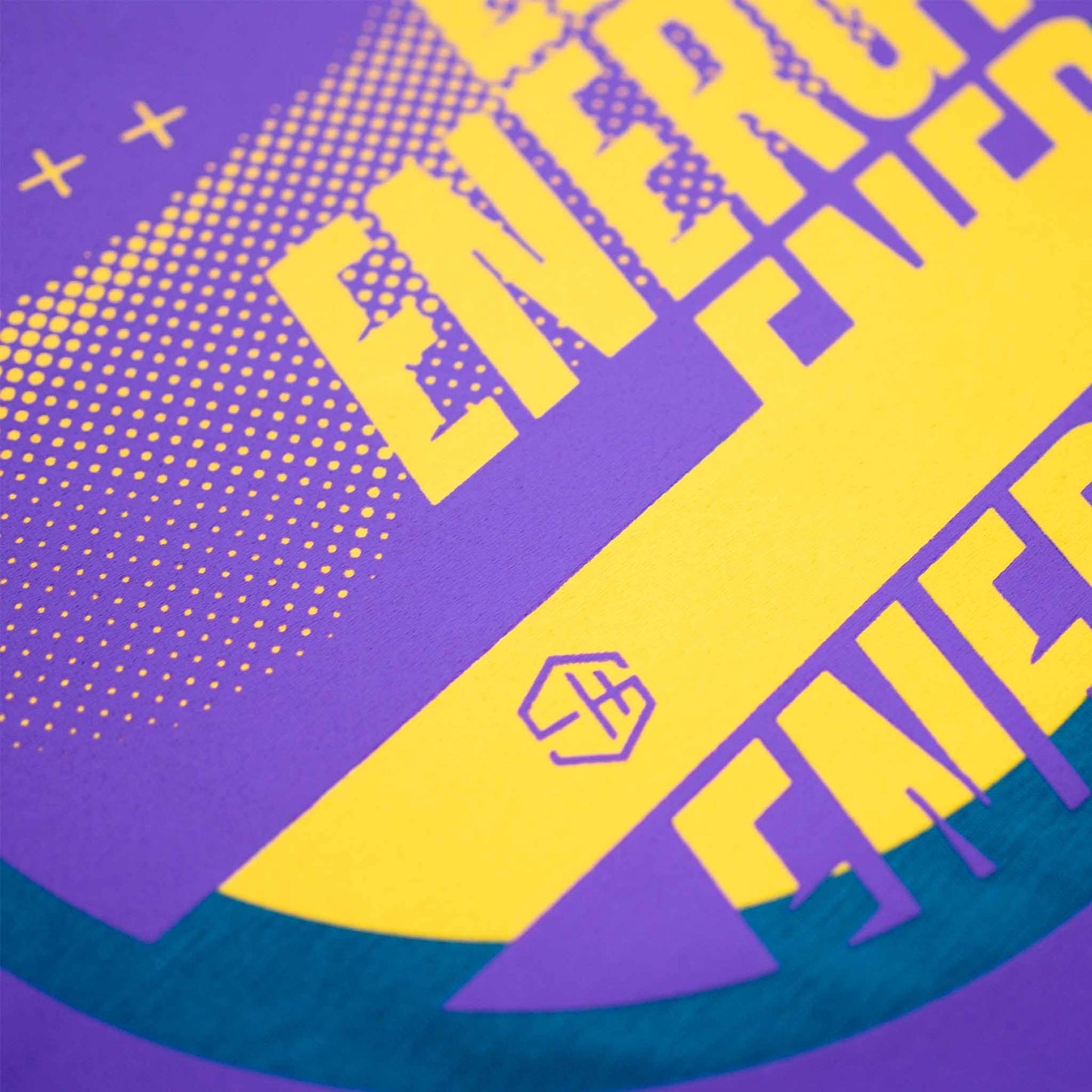 Energy 90s T-shirt Design Screen Print detail