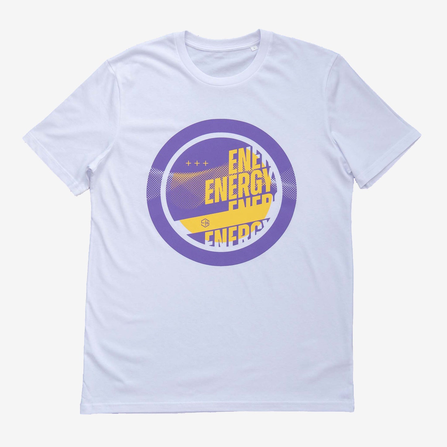 House Music T-shirt, Big Energy Graphic Print White