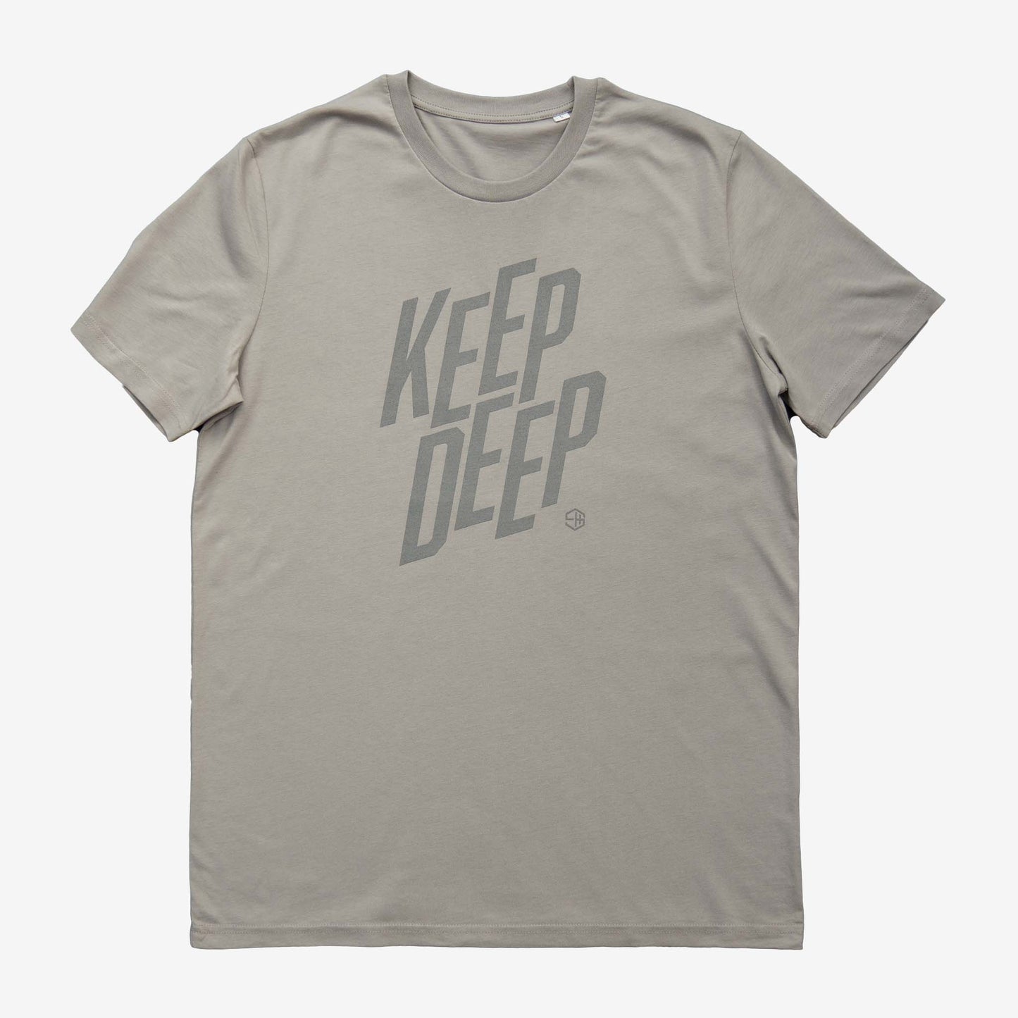 Keep Deep House Music T-shirt Grey
