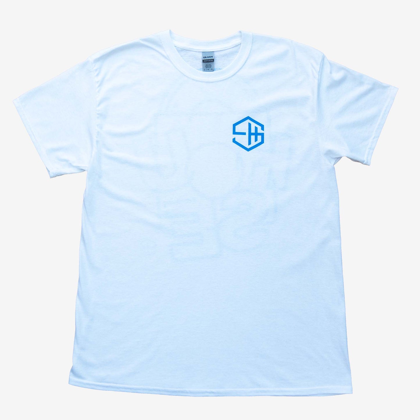 Let there be house music t-shirt white front print