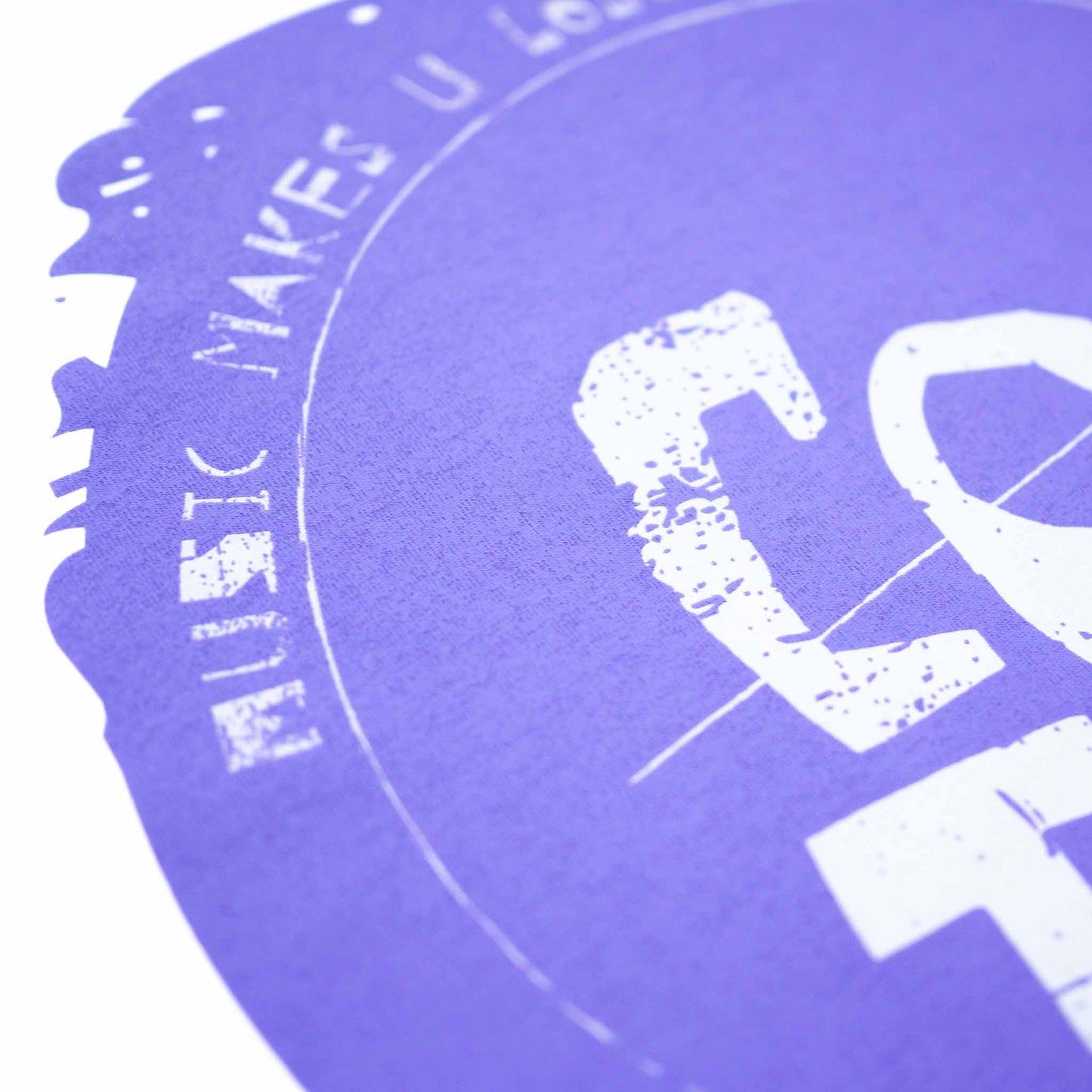 Music Makes You Lose Control House Music T-shirt Detail