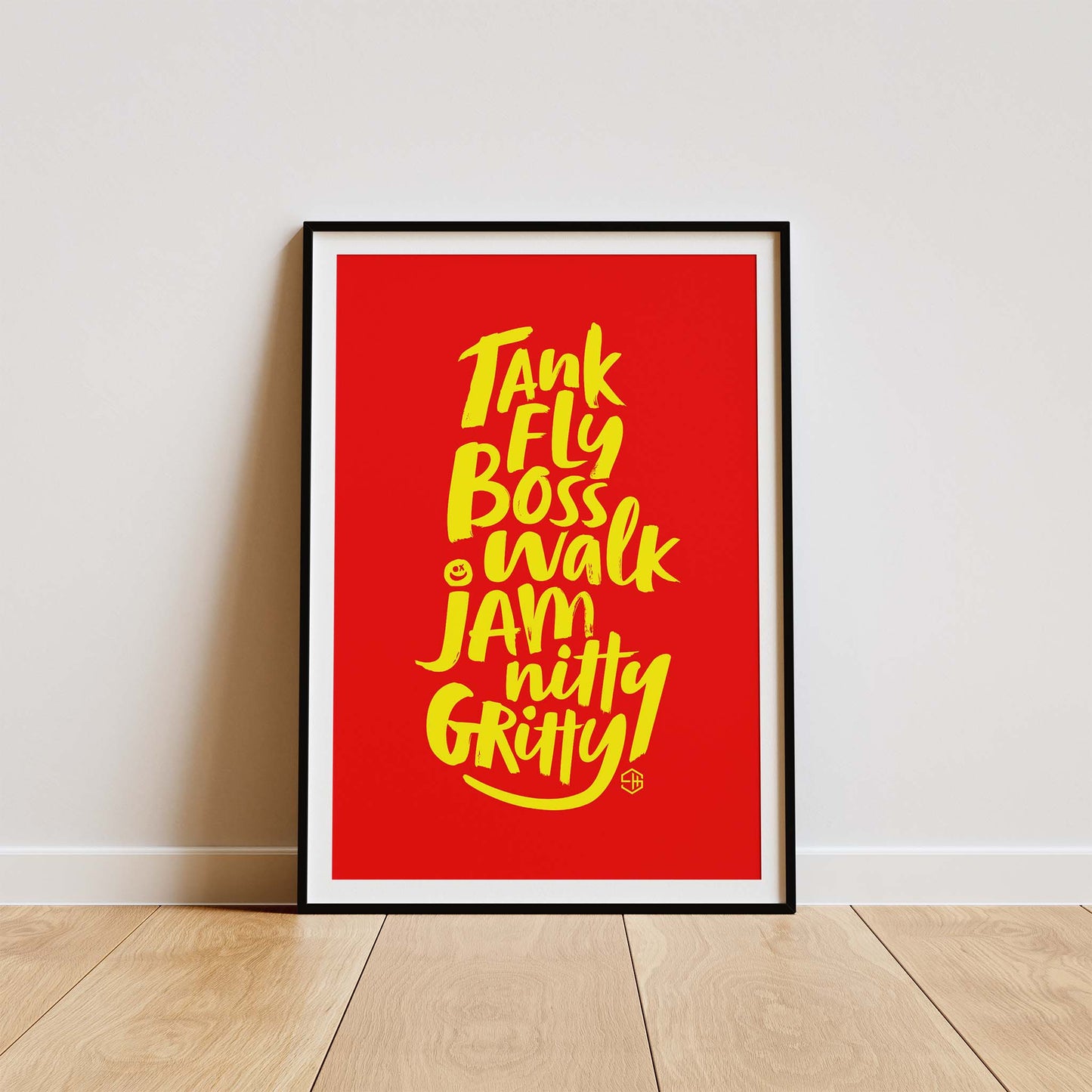 Dance Music Print, Tank Fly Boss Walk Jam Nitty Gritty, Dub Be Good To Me, Beats International Music Poster Red