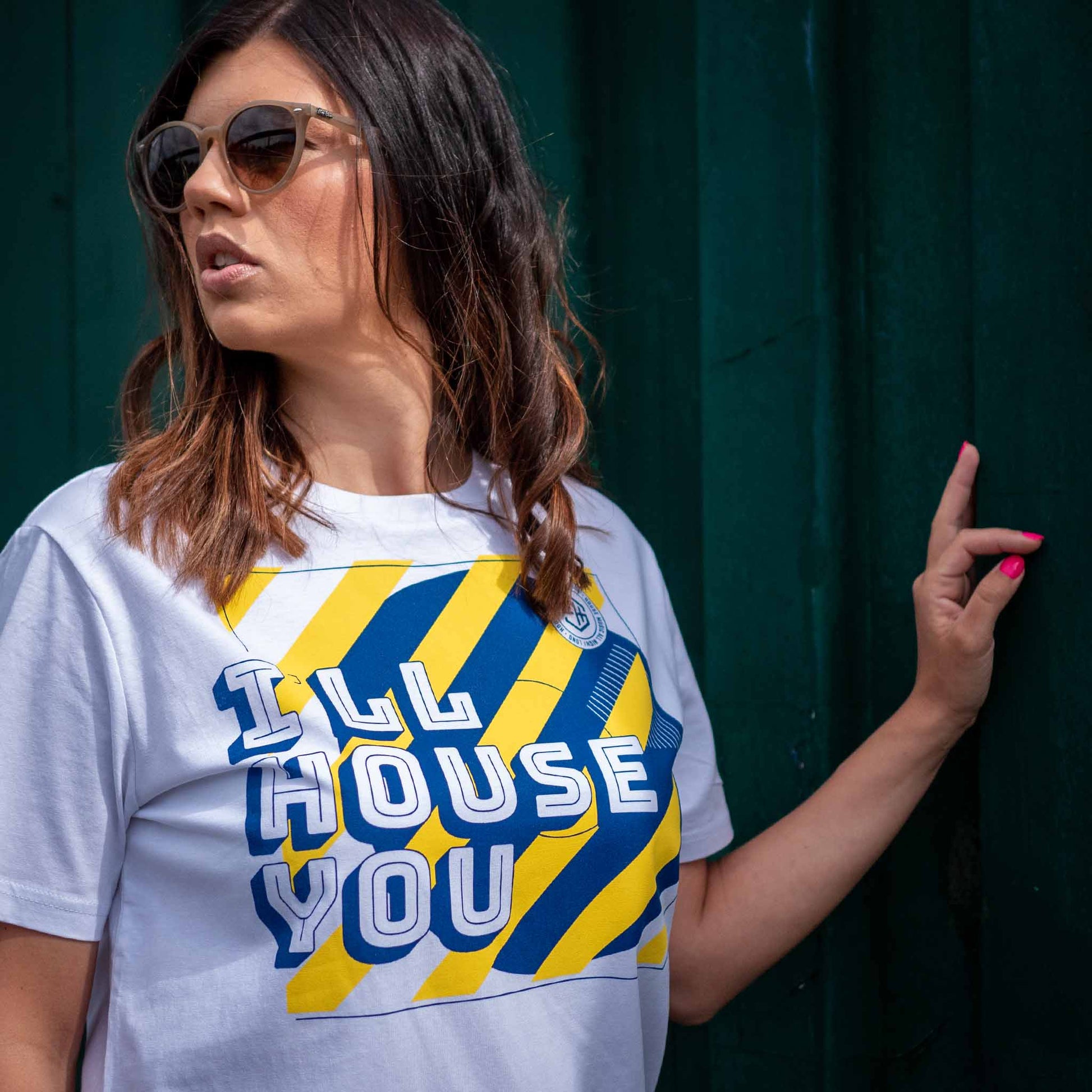 I'll House You T-shirt, 90s dance music graphic screen printed tee womens