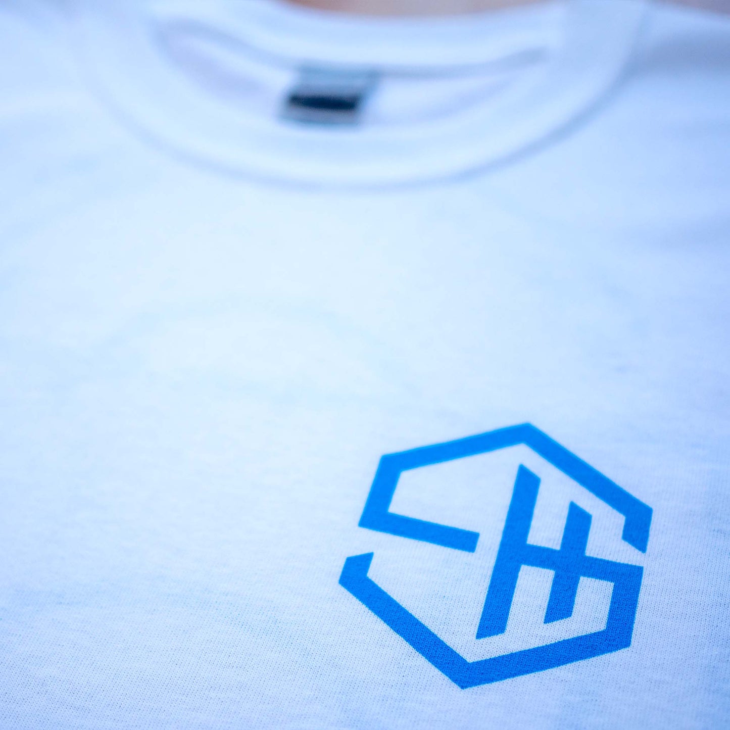 Let there be house music t-shirt subhustle detail on white tee design