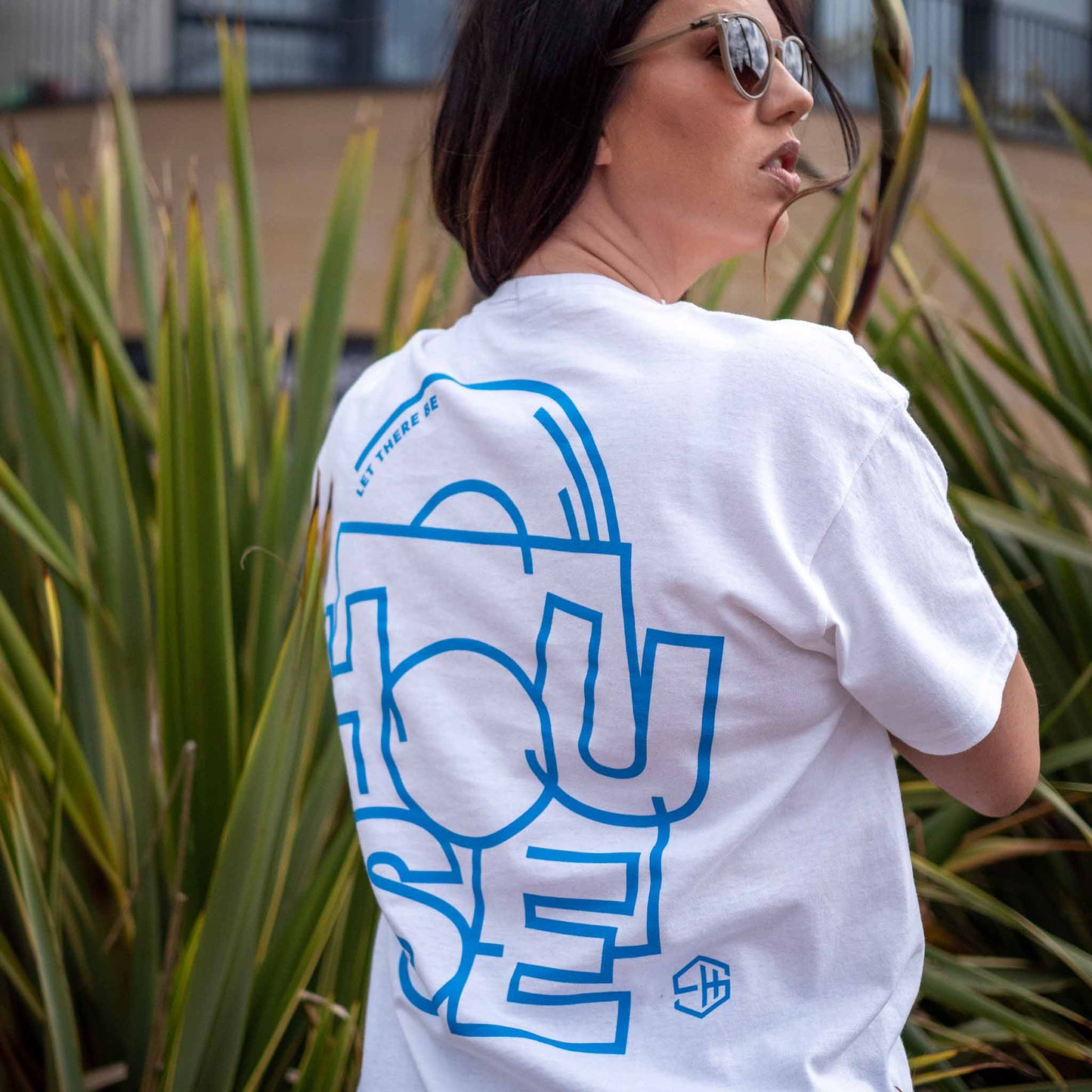 Let there be house music t-shirt white