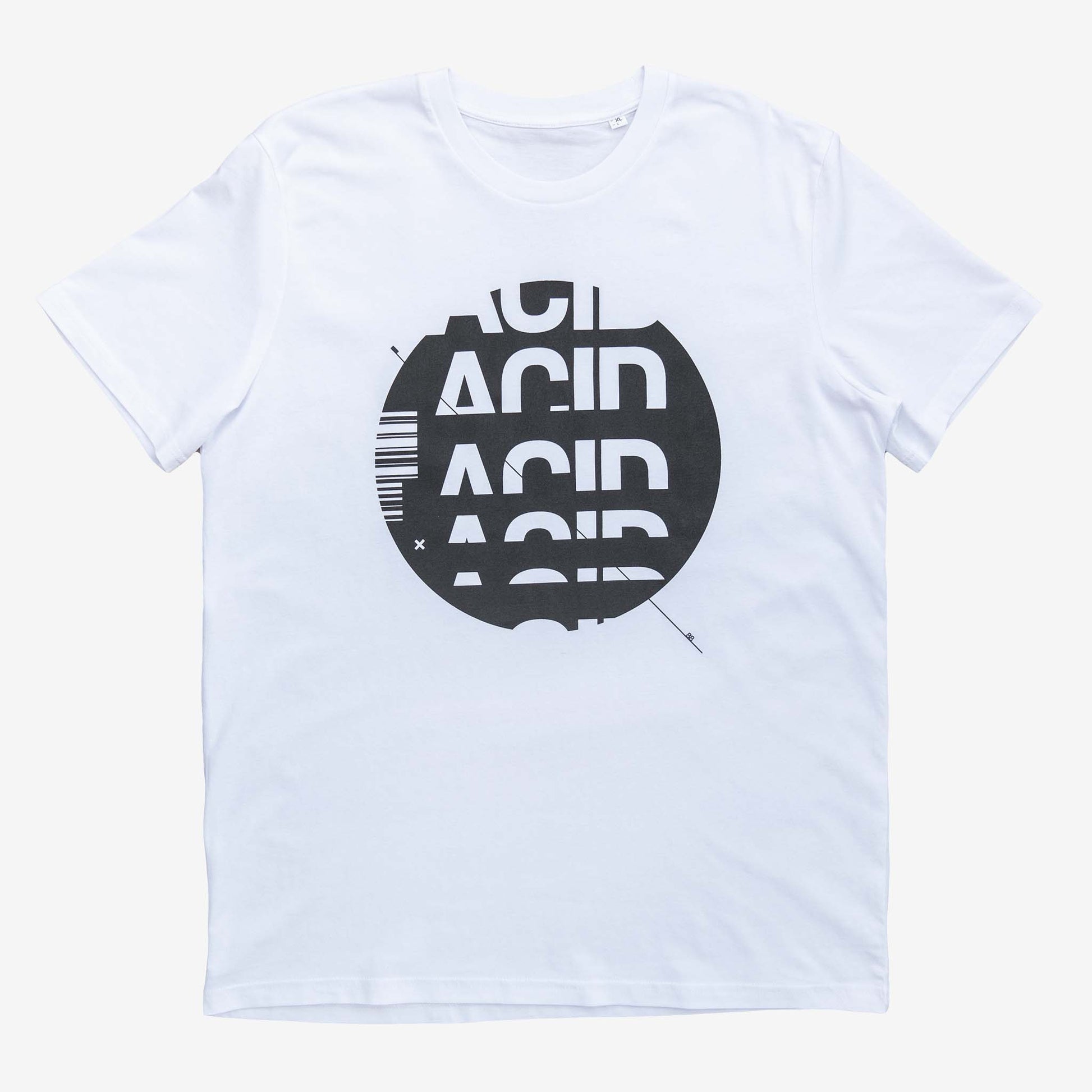Acid house music lovers tshirt white