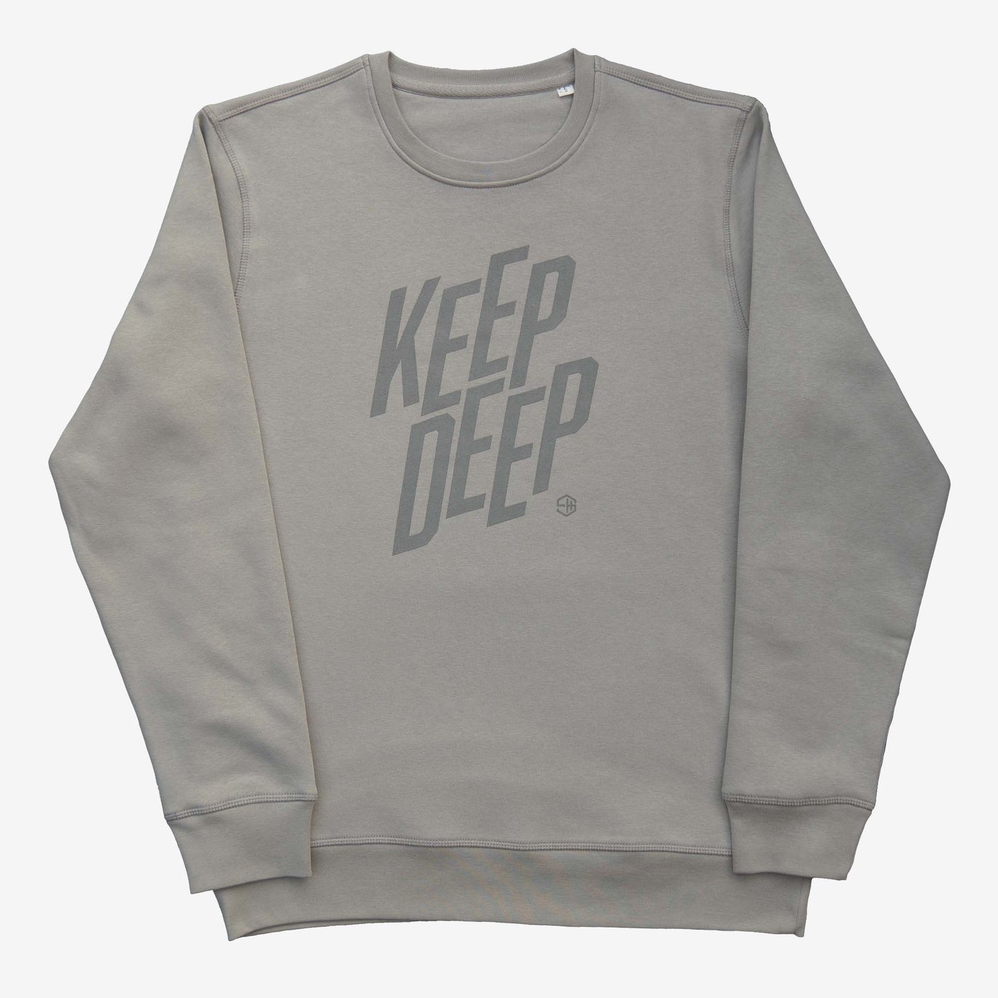 Keep Deep House Music Sweatshirt Grey