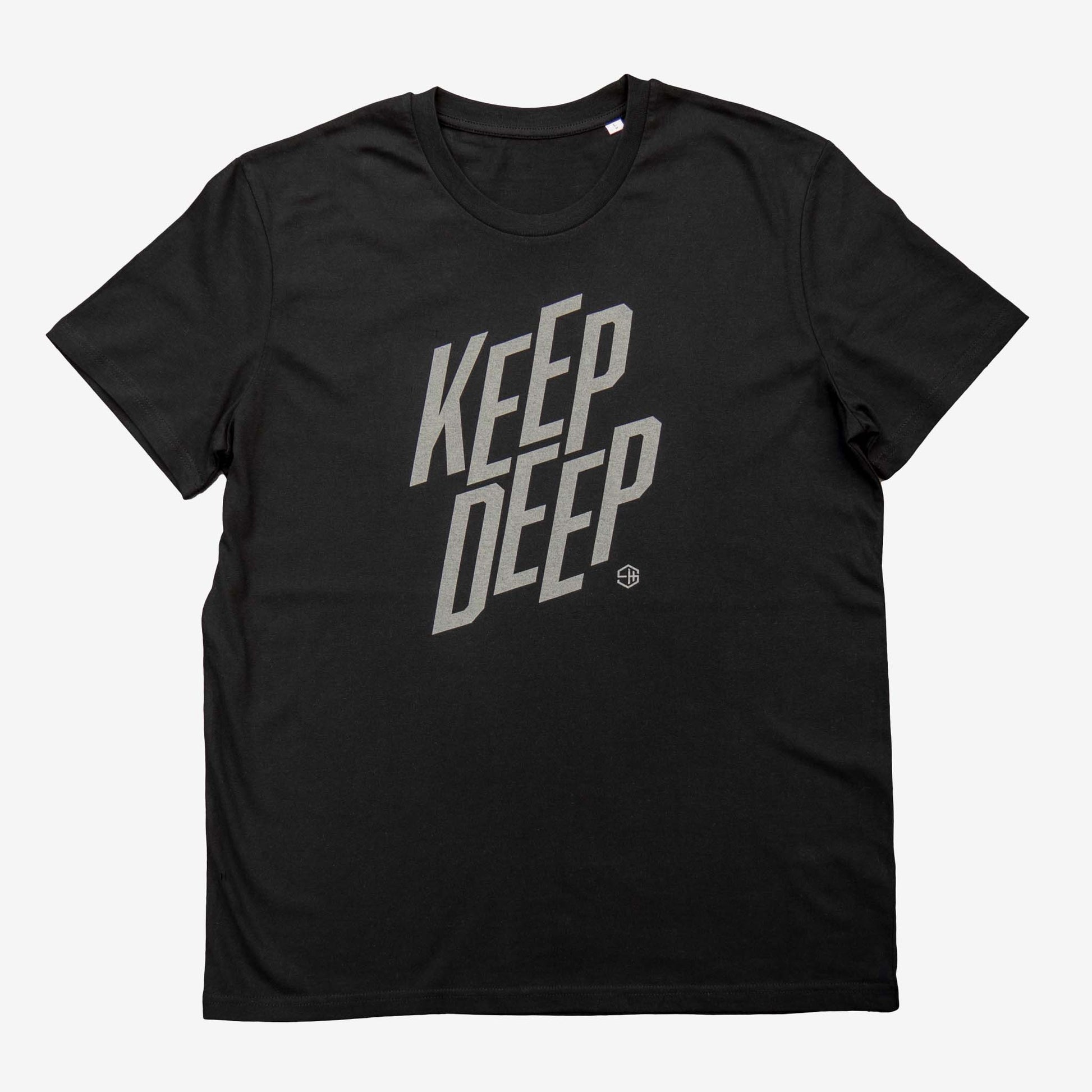 Keep Deep House Music Tshirt Black